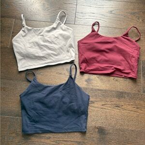 Bundle of three longline sports bras (Belle&Bell)